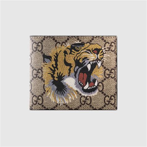 gucci tiger waller|gucci wallet men tiger.